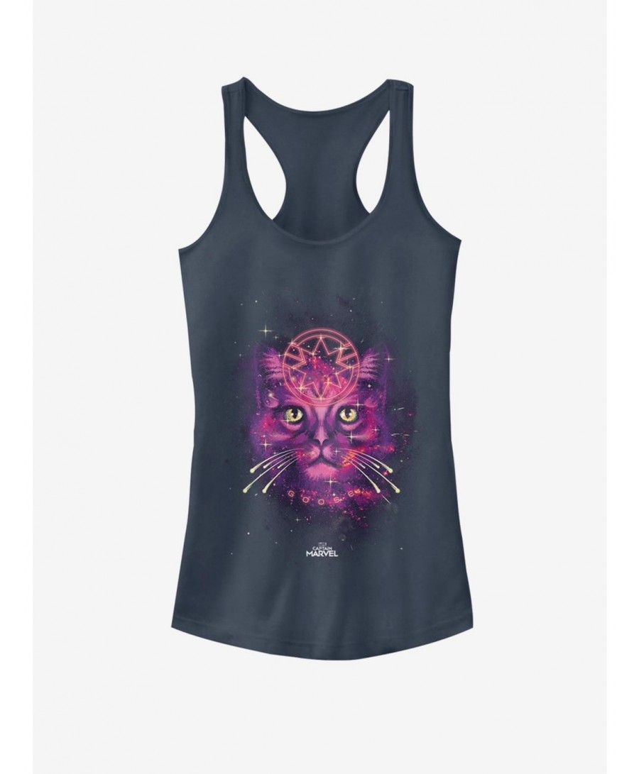 Bestselling Marvel Captain Marvel Pink Goose Girls Tank $9.46 Tanks