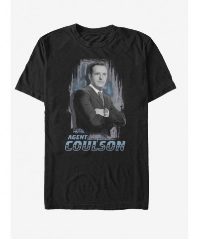 Low Price Marvel Captain Marvel Agent Coulson T-Shirt $7.41 T-Shirts