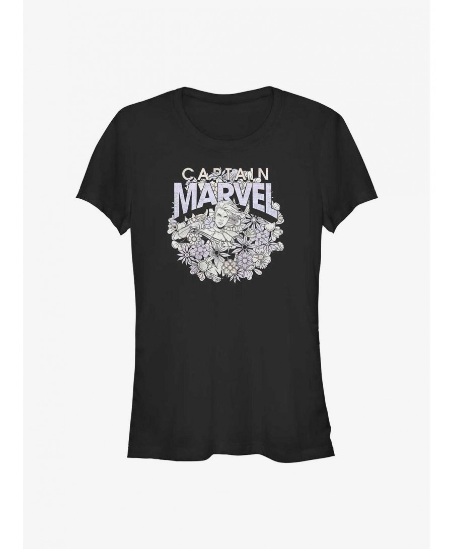 Absolute Discount Marvel Captain Marvel Spring Girls T-Shirt $8.22 T-Shirts