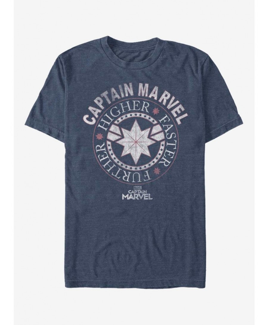 Wholesale Marvel Captain Marvel Captain Marvel Circle Of Stars T-Shirt $7.41 T-Shirts