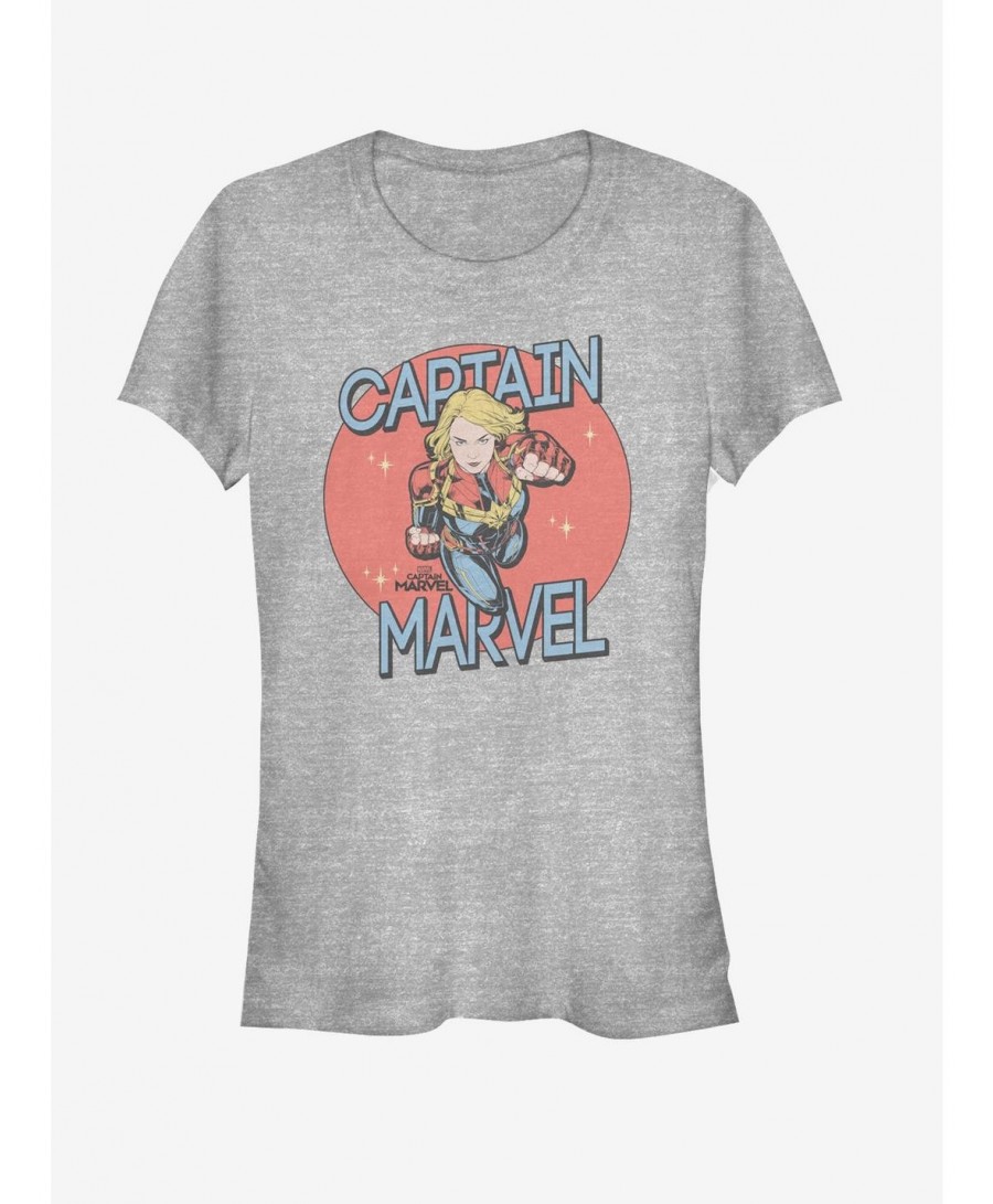 Bestselling Marvel Captain Marvel Saving The Universe Girls T-Shirt $11.45 T-Shirts