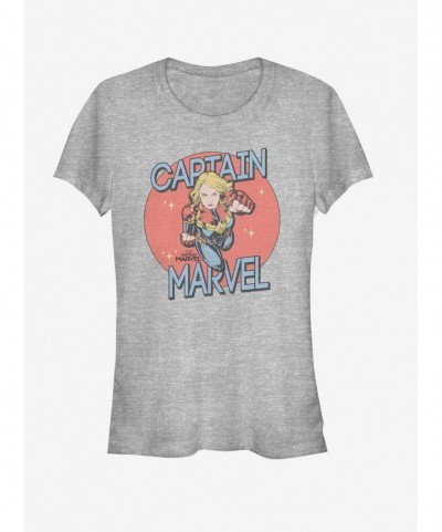 Bestselling Marvel Captain Marvel Saving The Universe Girls T-Shirt $11.45 T-Shirts