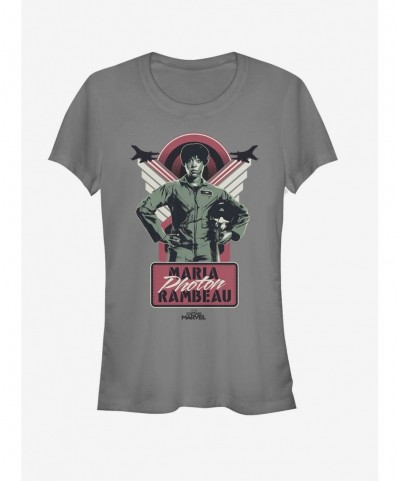 Value Item Marvel Captain Marvel Photon Rambeau Girls T-Shirt $11.21 T-Shirts