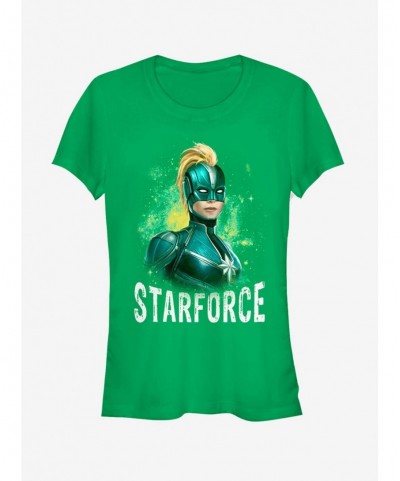 Pre-sale Discount Marvel Captain Marvel STARFORCE Girls T-Shirt $11.45 T-Shirts