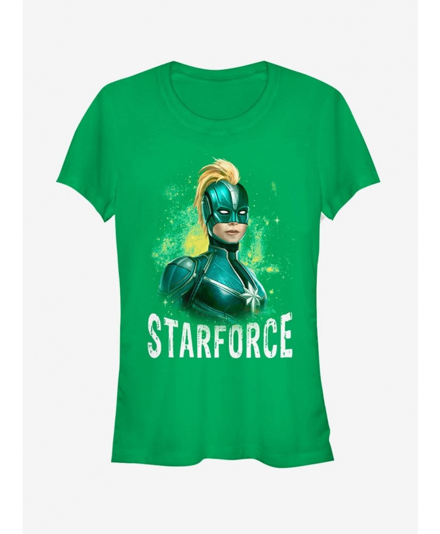 Pre-sale Discount Marvel Captain Marvel STARFORCE Girls T-Shirt $11.45 T-Shirts