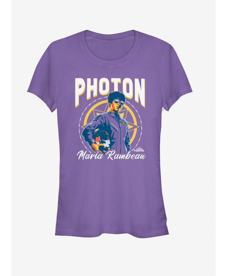 Value for Money Marvel Captain Marvel Photon Girls T-Shirt $11.45 T-Shirts