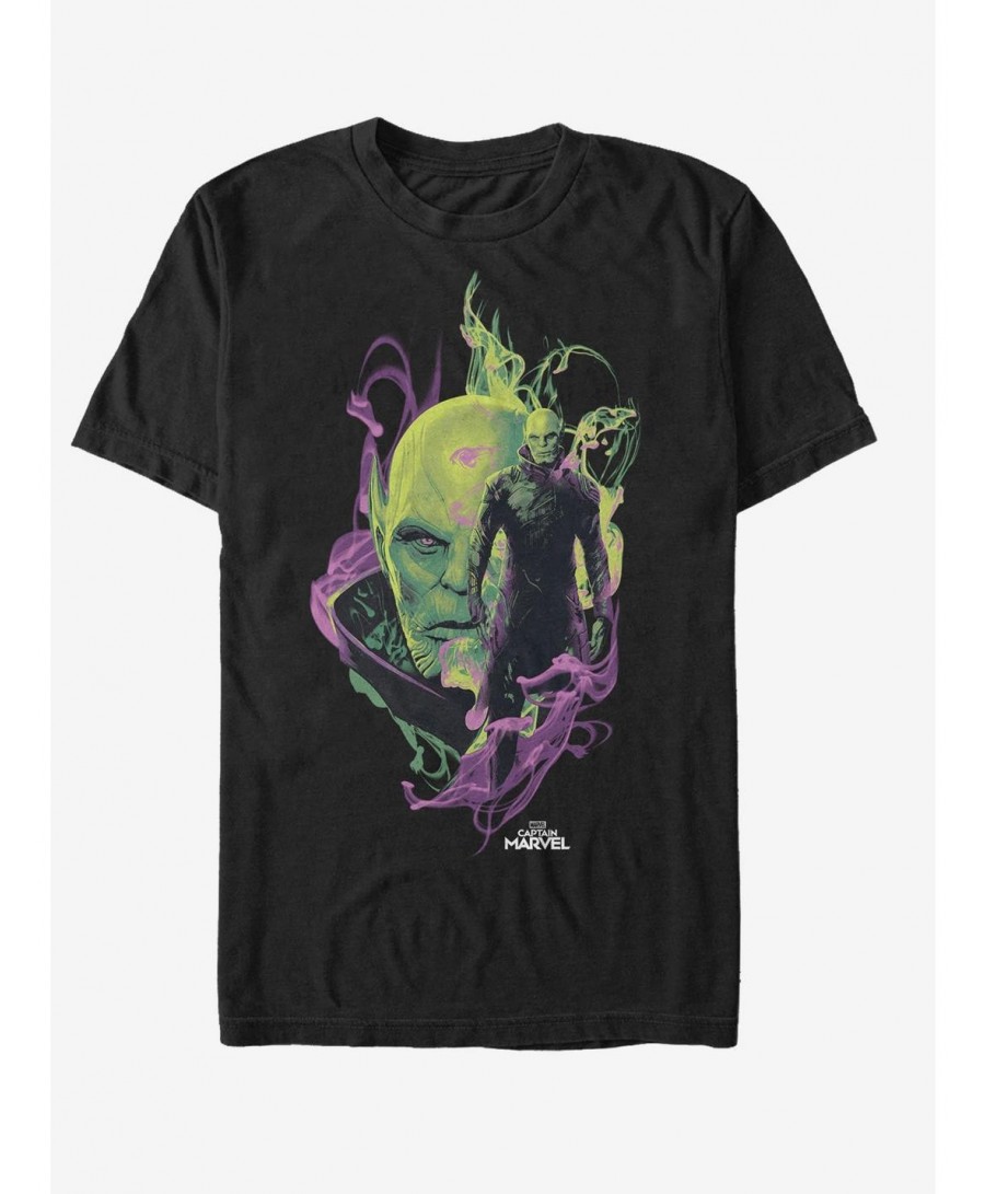 Premium Marvel Captain Marvel In Smoke T-Shirt $9.32 T-Shirts