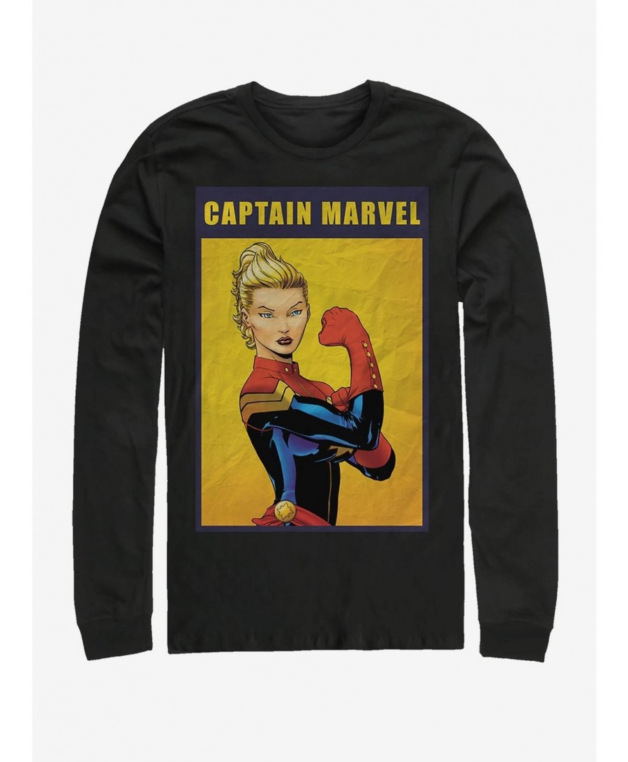 Value for Money Marvel Captain Marvel The Riveter Long-Sleeve T-Shirt $12.17 T-Shirts