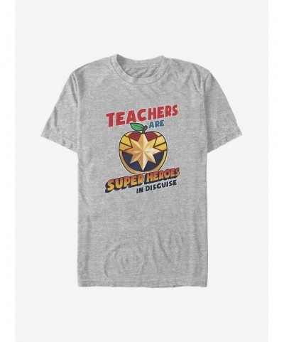 Flash Deal Marvel Captain Marvel Teachers Are Super T-Shirt $7.17 T-Shirts