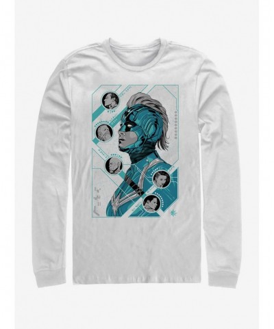 Crazy Deals Marvel Captain Marvel Kree Long-Sleeve T-Shirt $8.61 T-Shirts