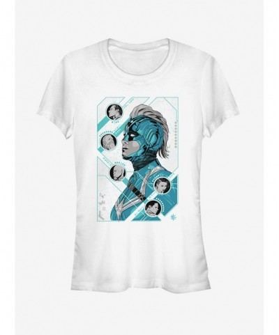 Limited-time Offer Marvel Captain Marvel Kree Girls T-Shirt $9.96 T-Shirts