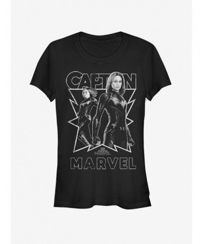 Hot Selling Marvel Captain Marvel Girls T-Shirt $11.45 T-Shirts