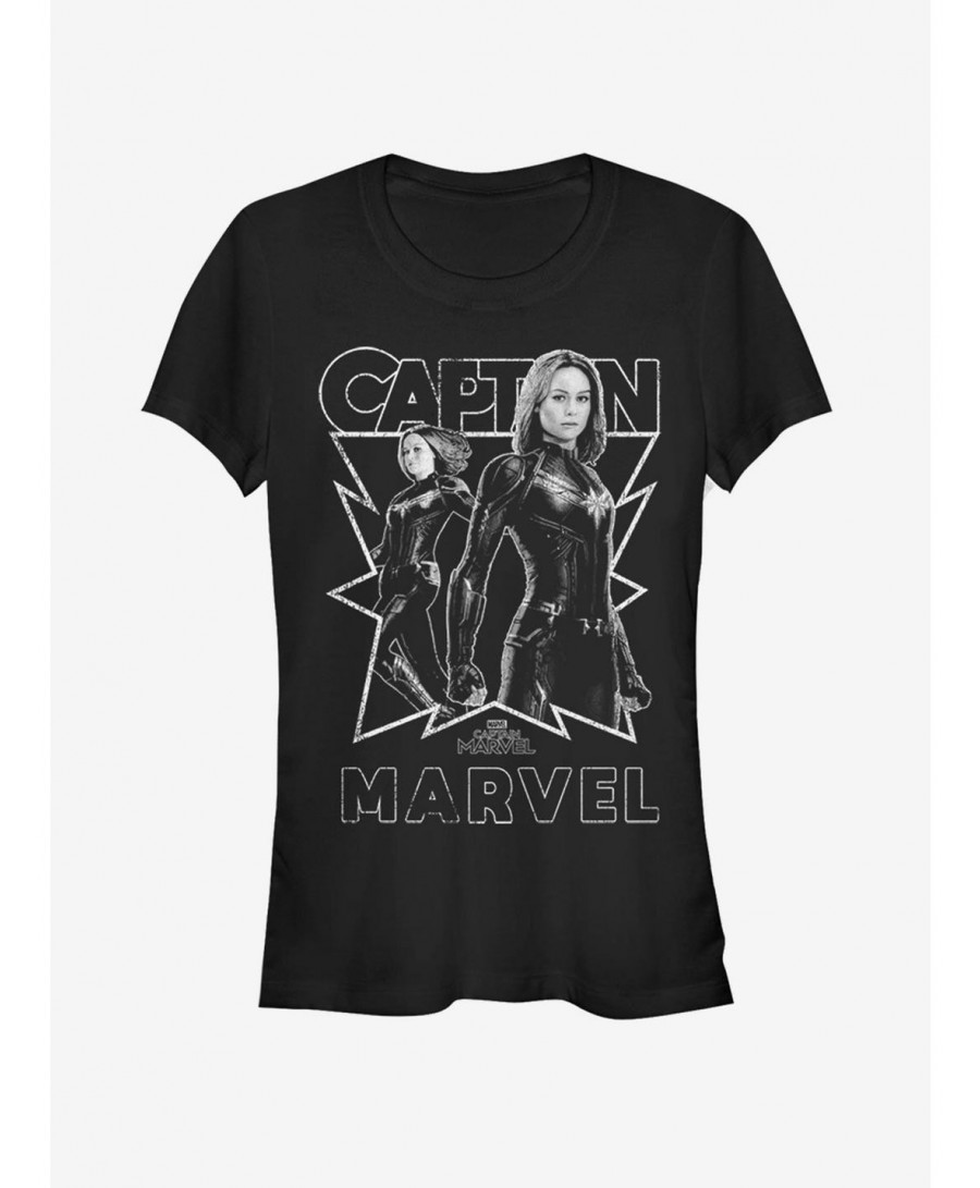 Hot Selling Marvel Captain Marvel Girls T-Shirt $11.45 T-Shirts