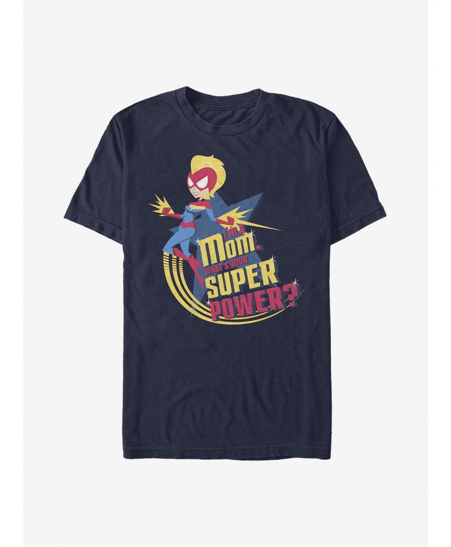 Value Item Marvel Captain Marvel Super Power Mom T-Shirt $7.17 T-Shirts