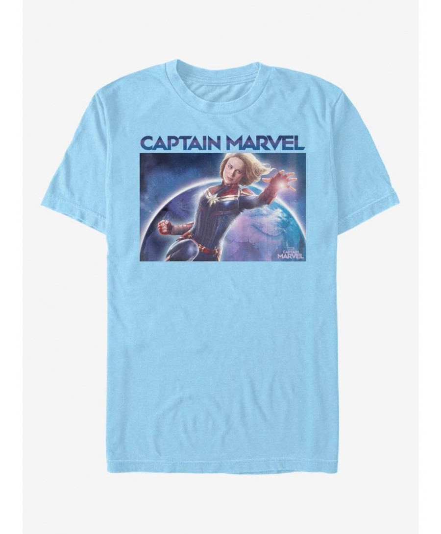 Limited-time Offer Marvel Captain Marvel Captain World Savior T-Shirt $8.84 T-Shirts