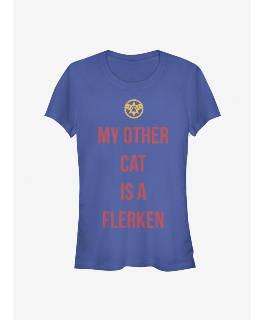 Flash Sale Marvel Captain Marvel Other Cat Goose Girls T-Shirt $9.46 T-Shirts