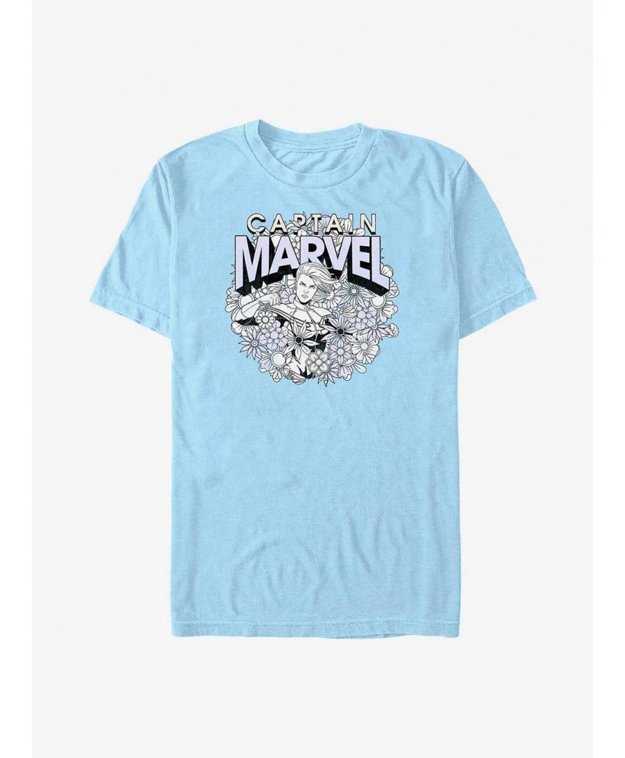 Exclusive Price Marvel Captain Marvel Spring T-Shirt $11.71 T-Shirts