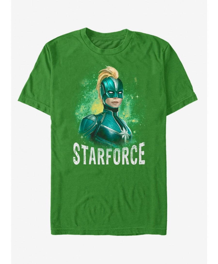 Fashion Marvel Captain Marvel STARFORCE T-Shirt $8.13 T-Shirts