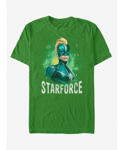 Fashion Marvel Captain Marvel STARFORCE T-Shirt $8.13 T-Shirts