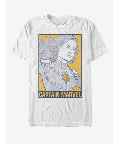 Limited Time Special Marvel Captain Marvel Pop Captain Marvel T-Shirt $9.08 T-Shirts