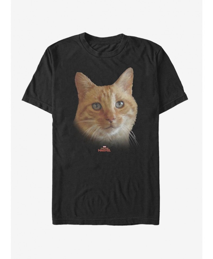 Trendy Marvel Captain Marvel Cat Face T-Shirt $11.95 T-Shirts