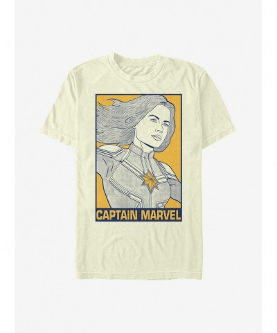 Limited Time Special Marvel Captain Marvel Pop Captain Marvel T-Shirt $9.08 T-Shirts