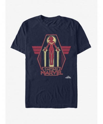 New Arrival Marvel Captain Marvel Take Flight T-Shirt $9.32 T-Shirts