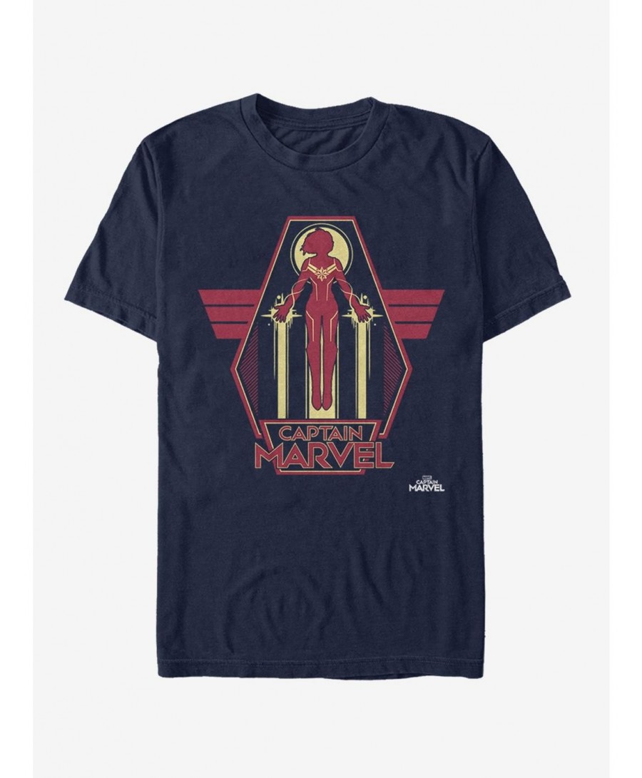 New Arrival Marvel Captain Marvel Take Flight T-Shirt $9.32 T-Shirts