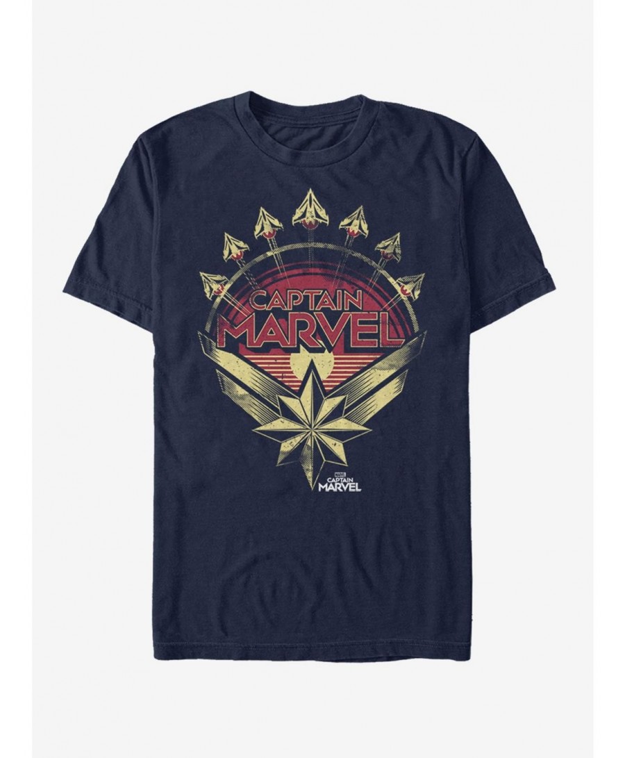 Trendy Marvel Captain Marvel Plane Model T-Shirt $10.04 T-Shirts