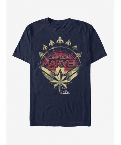 Trendy Marvel Captain Marvel Plane Model T-Shirt $10.04 T-Shirts