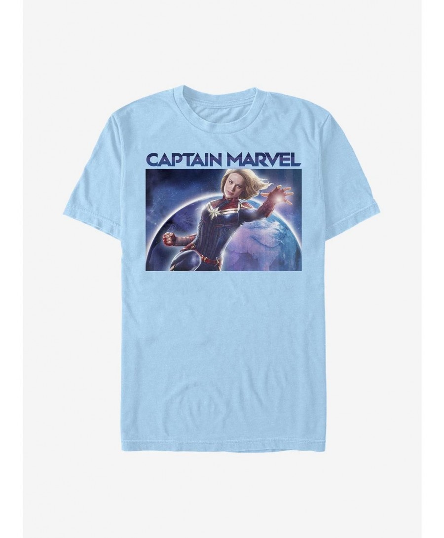 Bestselling Marvel Captain Marvel Photo T-Shirt $7.89 T-Shirts