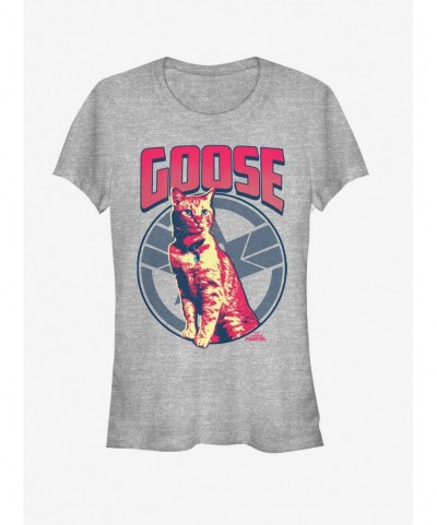 Hot Sale Marvel Captain Marvel Goose on the Loose Girls T-Shirt $8.47 T-Shirts