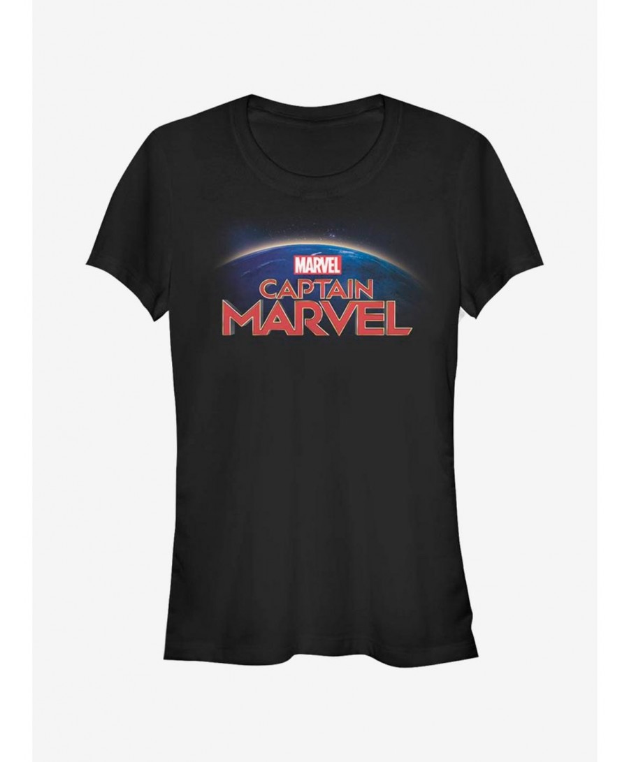 Flash Deal Marvel Captain Marvel Marvel World Girls T-Shirt $9.96 T-Shirts