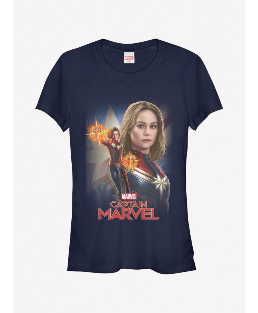 Value for Money Marvel Captain Marvel Girls T-Shirt $11.70 T-Shirts