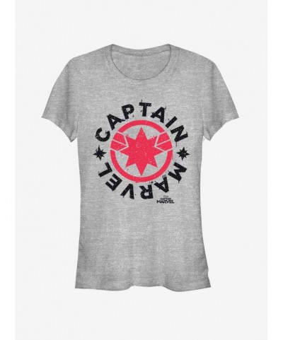 Absolute Discount Marvel Captain Marvel Girls T-Shirt $10.46 T-Shirts