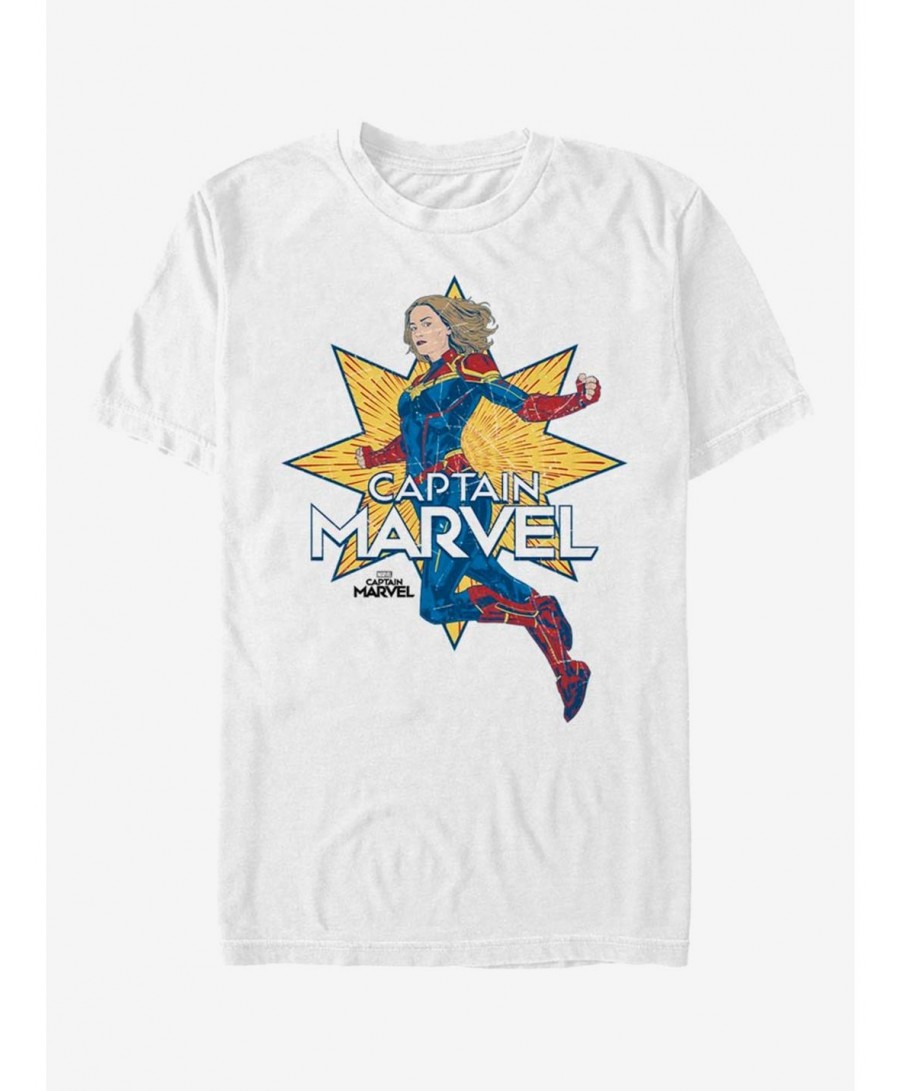 Special Marvel Captain Marvel Star T-Shirt $10.28 T-Shirts