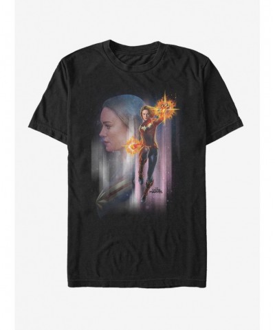 Best Deal Marvel Captain Marvel Galaxy T-Shirt $8.37 T-Shirts