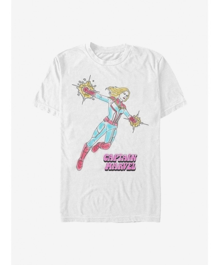 Sale Item Marvel Captain Marvel Cartoon T-Shirt $7.89 T-Shirts