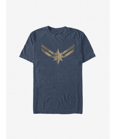 Value Item Marvel Captain Marvel Retro Costume Symbol T-Shirt $11.47 T-Shirts